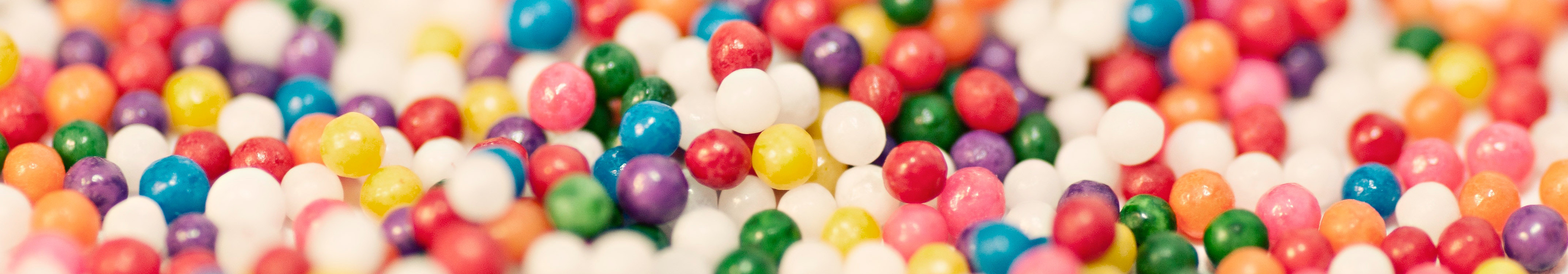candy pellets with a wonderous array of colors